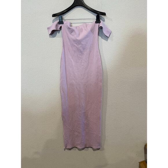 Urban Outfitters Spencer Off-the-Shoulder Midi Dress – Lavender,‎ Size S – NWT - Picture 2 of 5